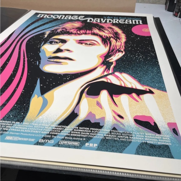 David Bowie Poster Obey Moonage Daydream 18x24” Screen Print Shepard Fairey - Picture 3 of 9